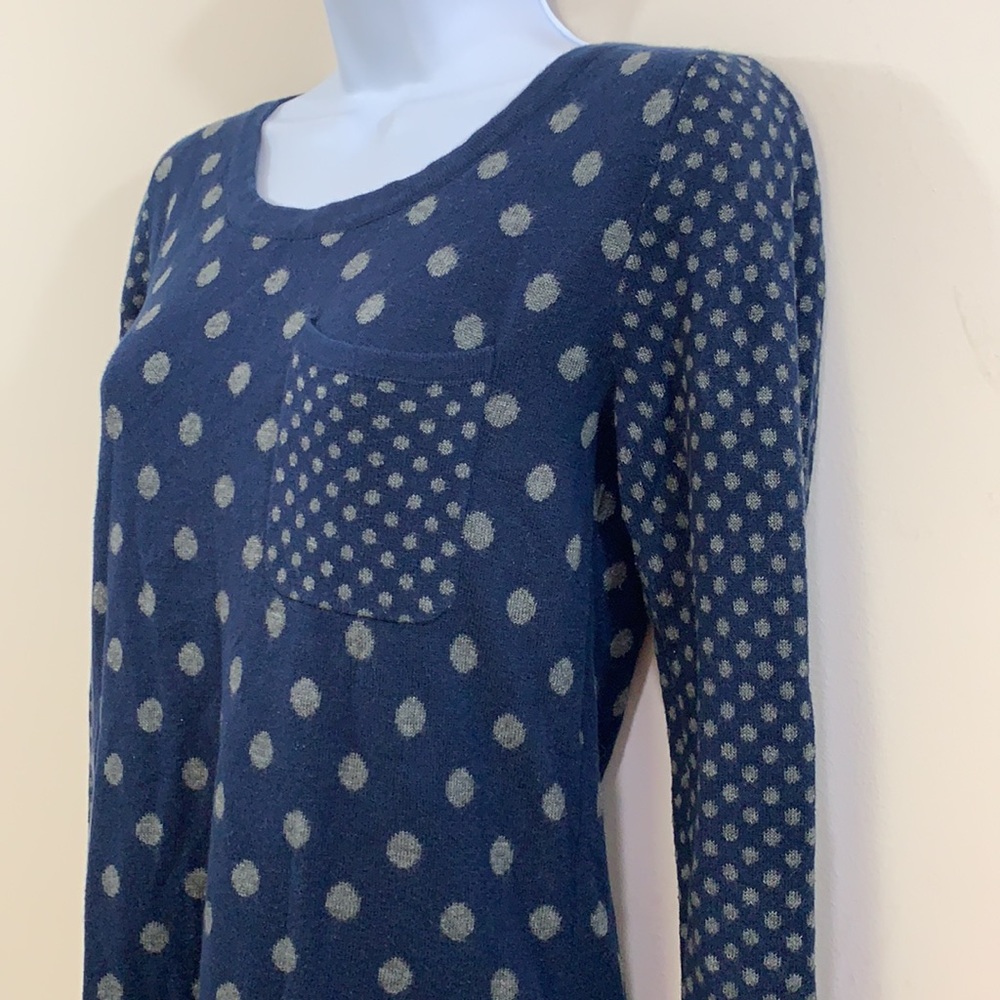 New Directions Polk Dot Sweater  Size S - Picture 3 of 8
